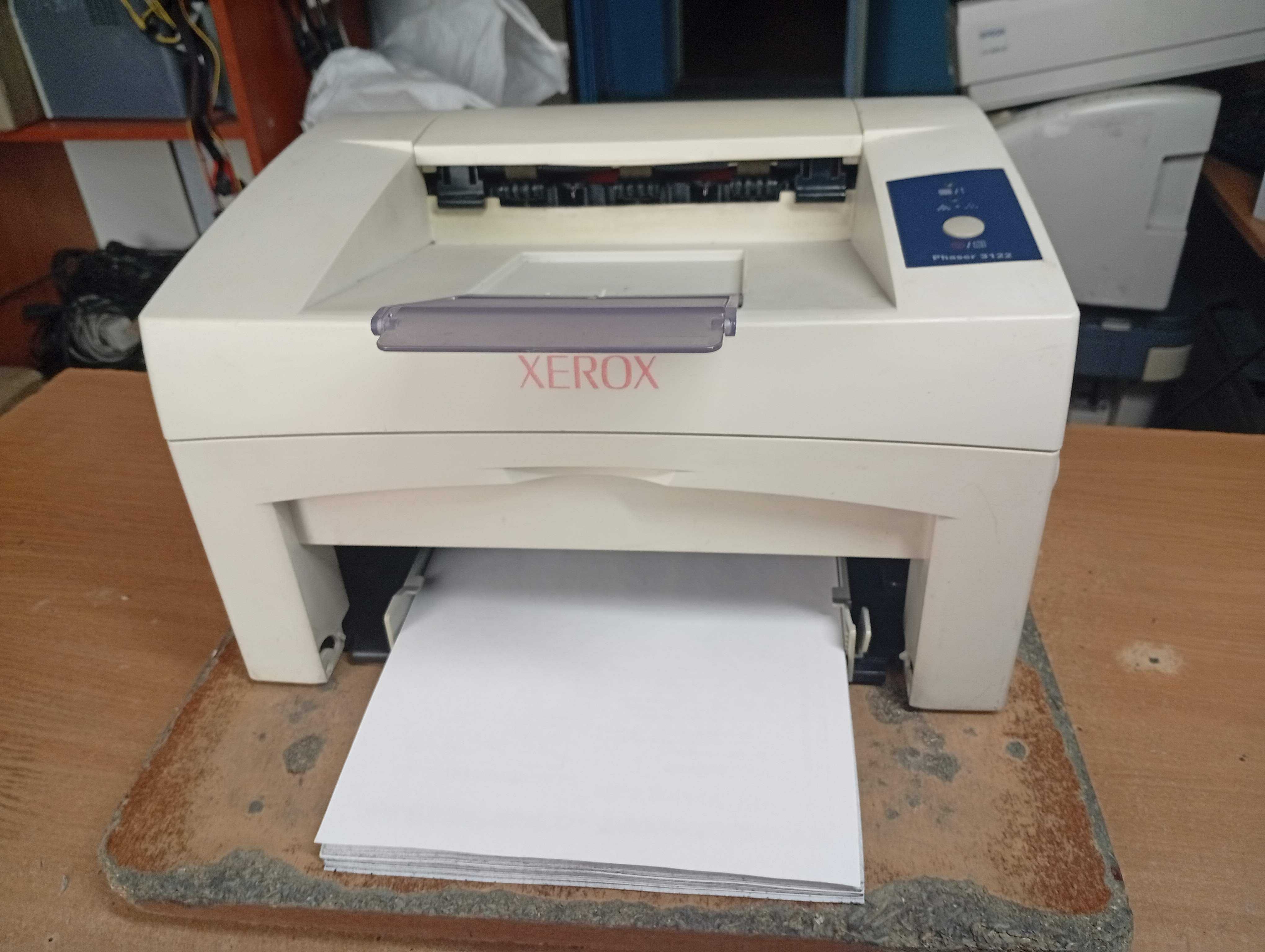 Лазерний принтер Xerox Phaser 3122, заправлений 100%