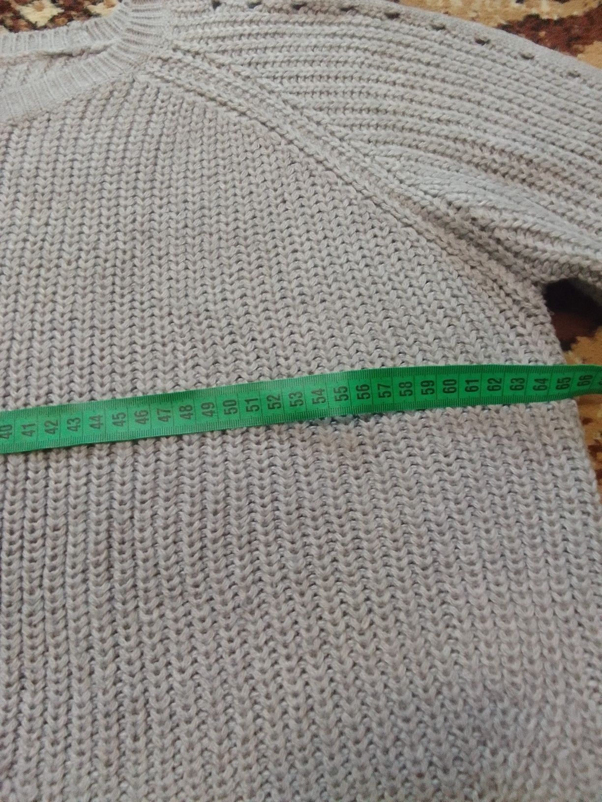 Размер 50-52-54 женский свитер серого цвета