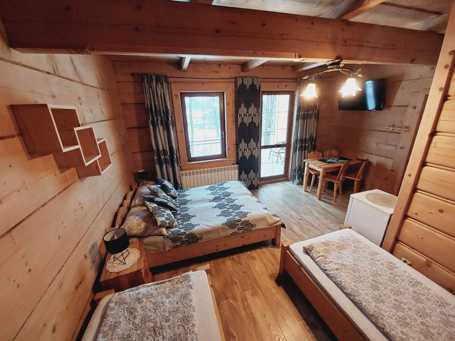 KOŚCIELISKO  Domek z bala 12-osobowy, pokoje, apartamenty