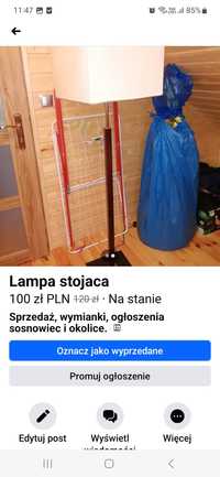 Sprzedam lampę stojącą