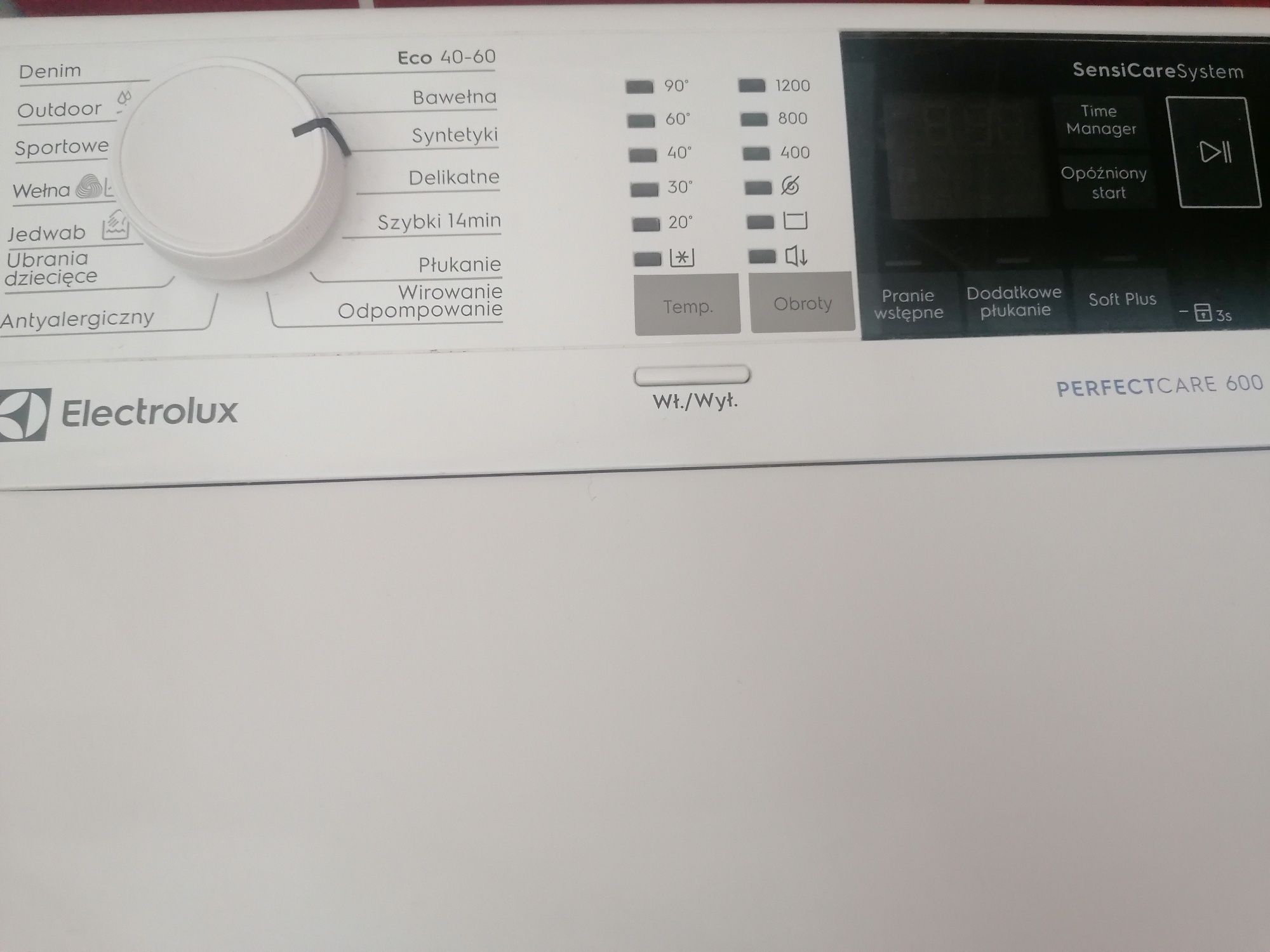 Pralka Electrolux Perfectcare 600