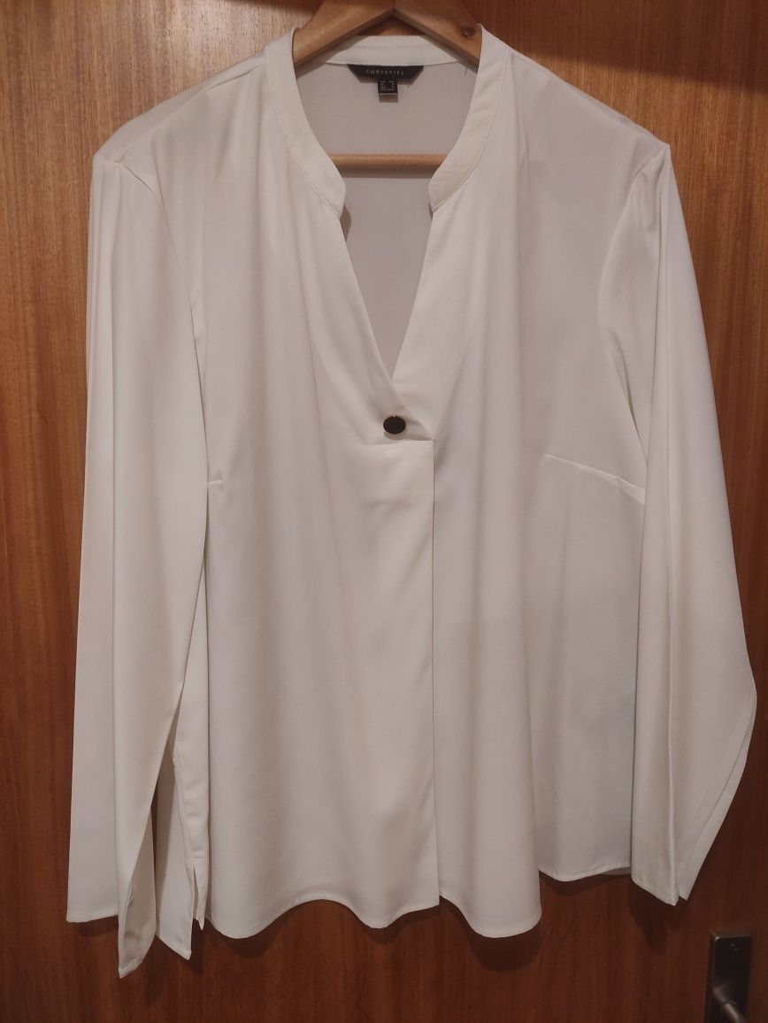 Blusa Camisa Branco Cortefiel XXL Nova