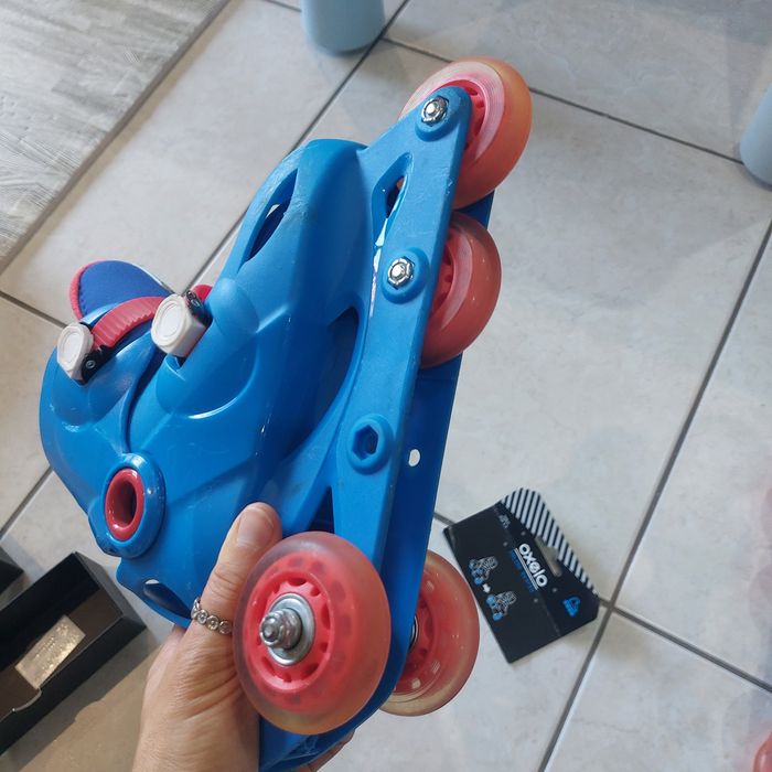 Patins Oxelo 28-30 + kit proteções