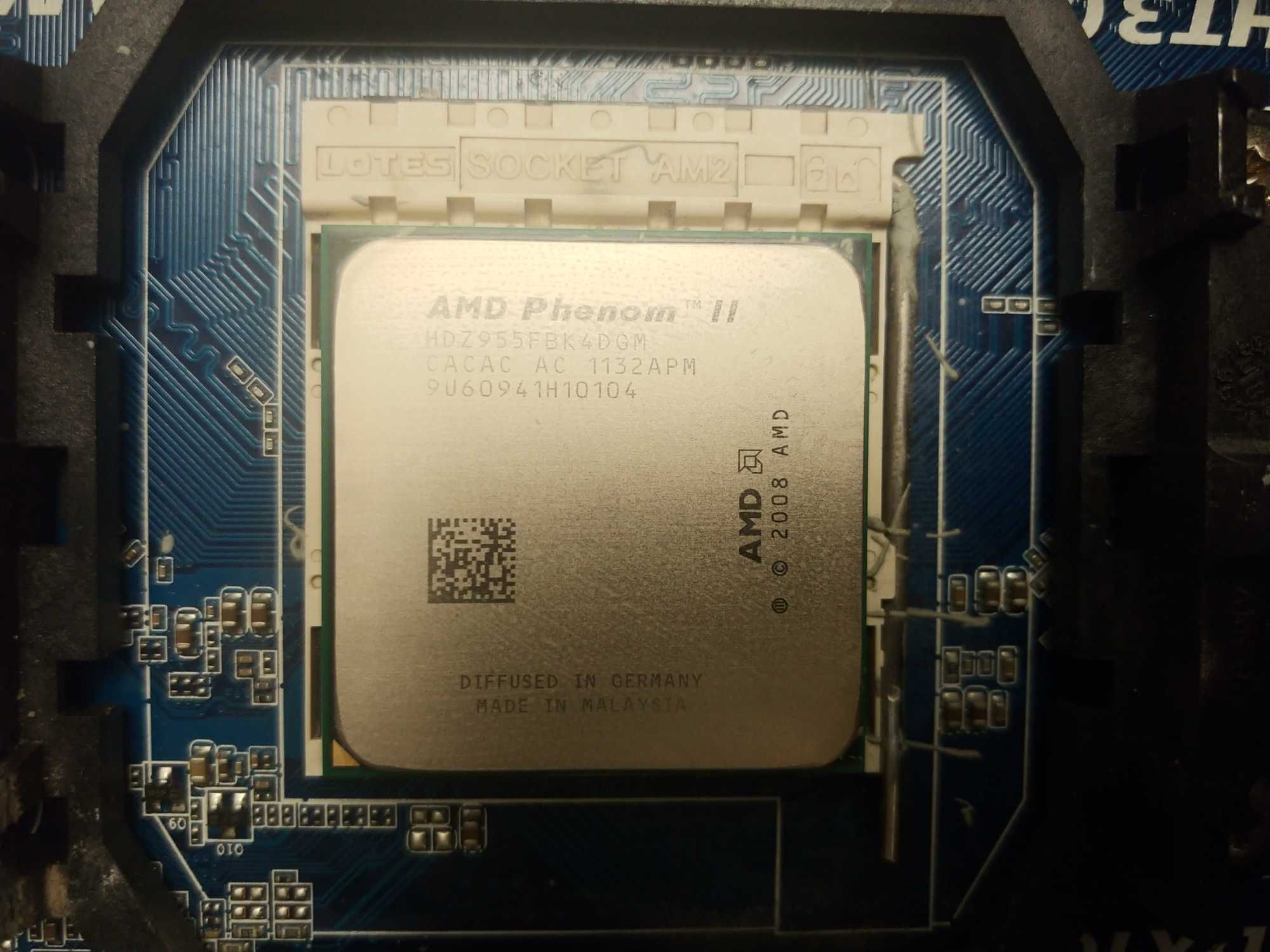 процессор AMD Phenom X4 955 Black Edition 3200+Gigabyte GA-MA78GM-UD2H