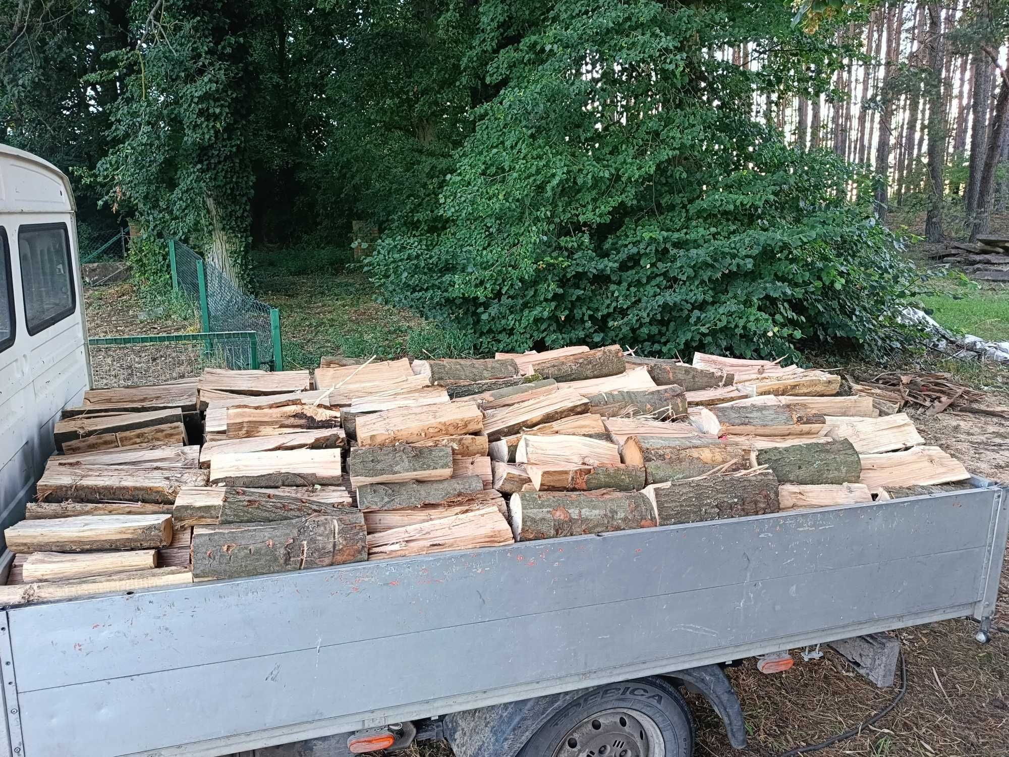 Drewno kominkowe opałowe buk, dąb, inne- sezonowane.