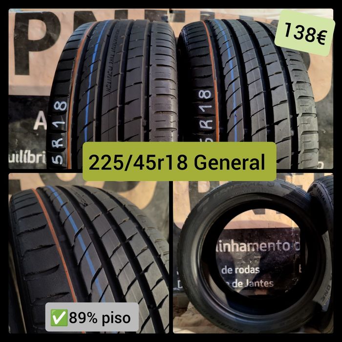 Pneus ocasião 225/45r18 225/50r18