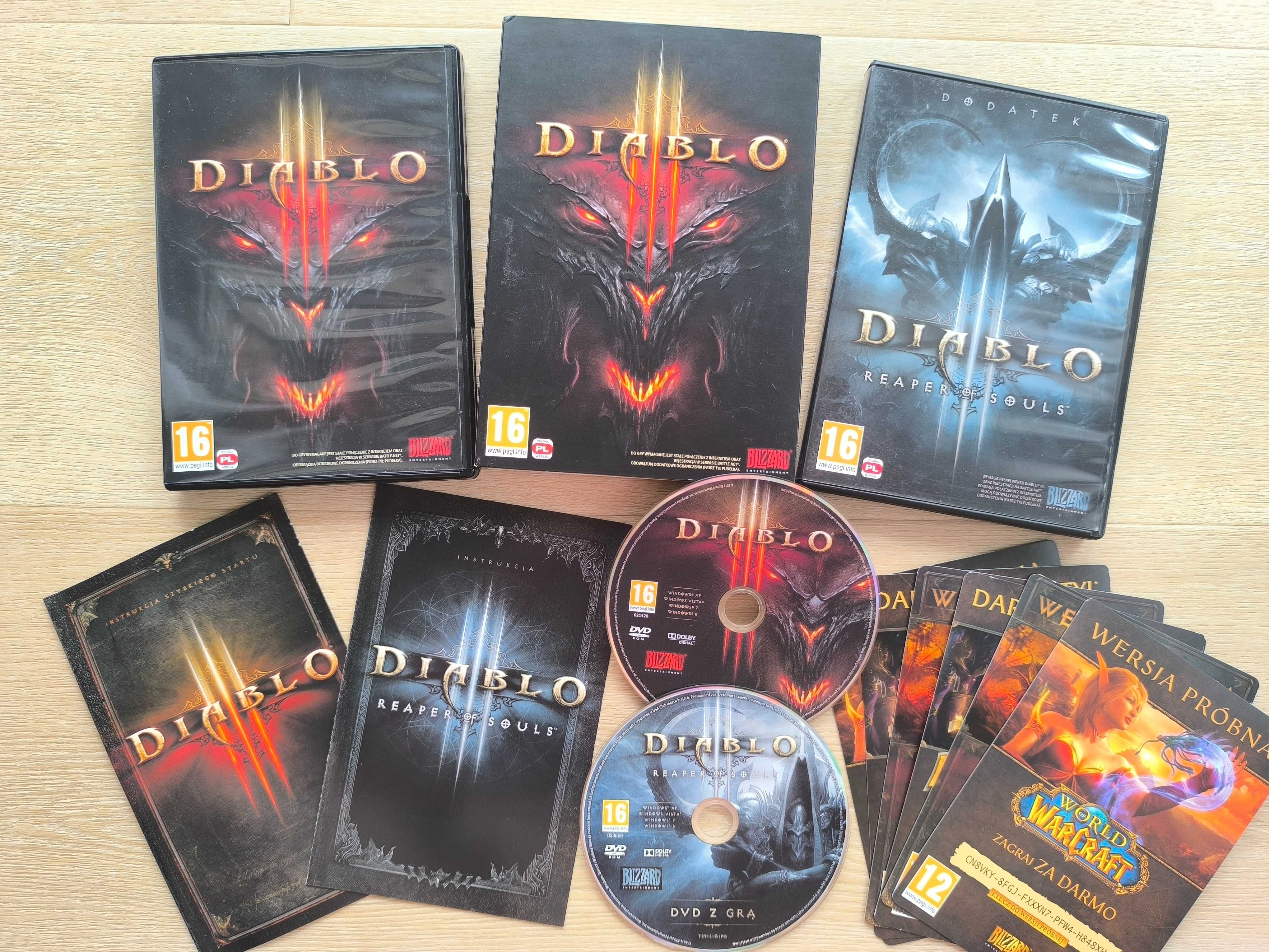 Diablo III + Reaper of Souls [PC] (PL) Polskie Wydania Premierowe -BOX