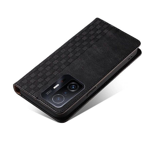 Magnet Strap Case etui do Xiaomi Redmi Note 11 pokrowiec portfel + min
