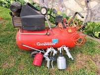 Compressor Einhell 50L com Kit de acessórios