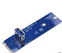 Продам Райзер M.2 to USB 3.0 или PCI-E 4x (RX-riser-M.2-PCI-E 4x)