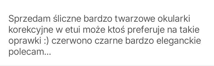 Śliczne okularki