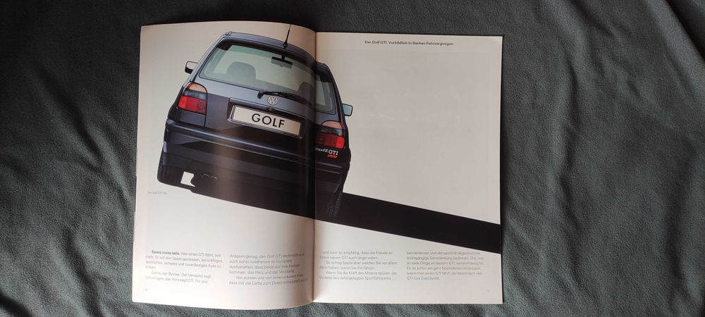 Prospekt Volkswagen Golf GTI III
