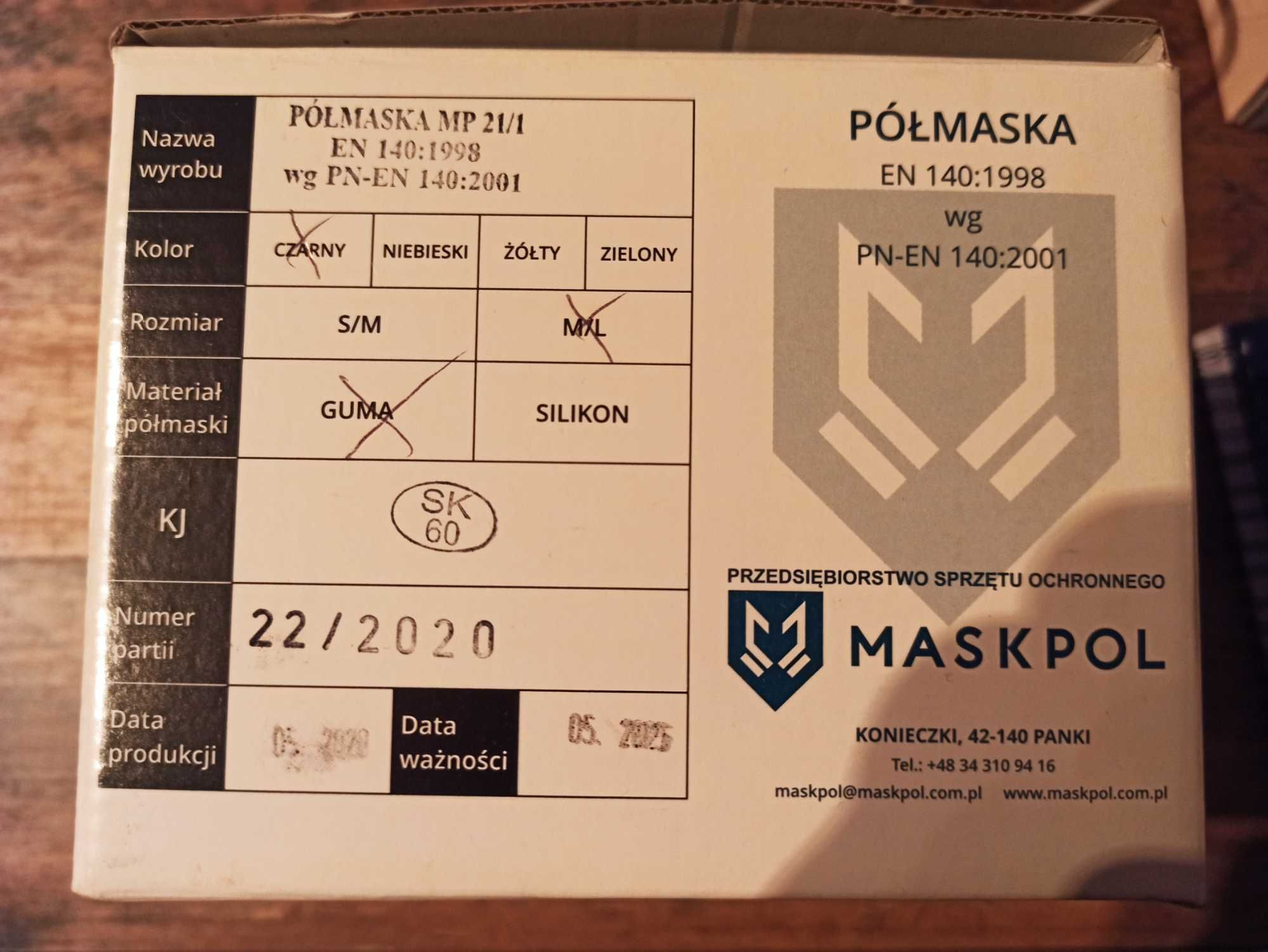Półmaska MASKPOL