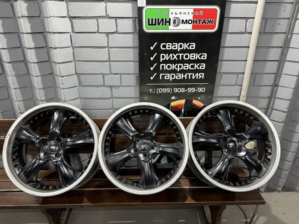 99 (1-3шт) литой диск одиночки KAHN LAND ROVER RANGE ROVER 5/120 R22