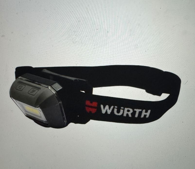 WURTH akumulatorowa lampa lampka czołowa czołówka 3W LED