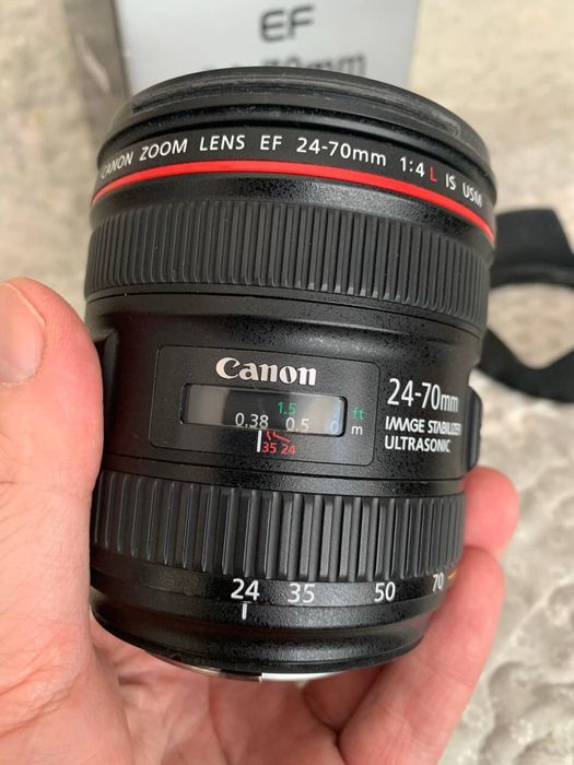 obiektyw Canon EF 24–70mm f/4L IS USM oraz Canon EF 15mm f/2.8