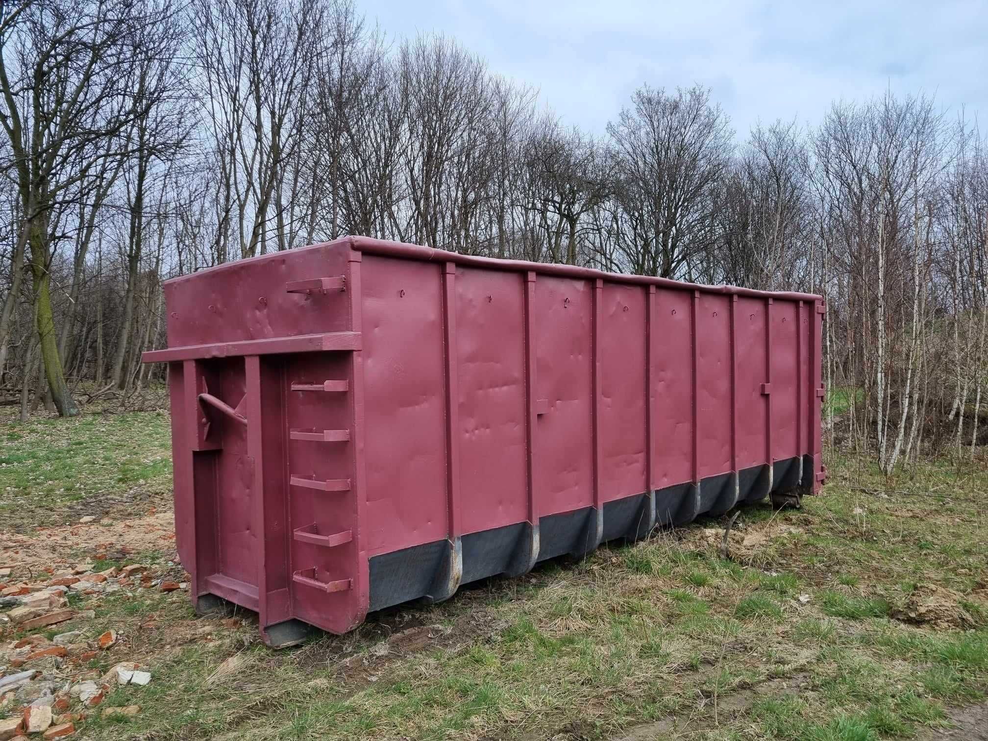 kontenery na gruz, wywóz, ziemia, liście, piach, worki big bag