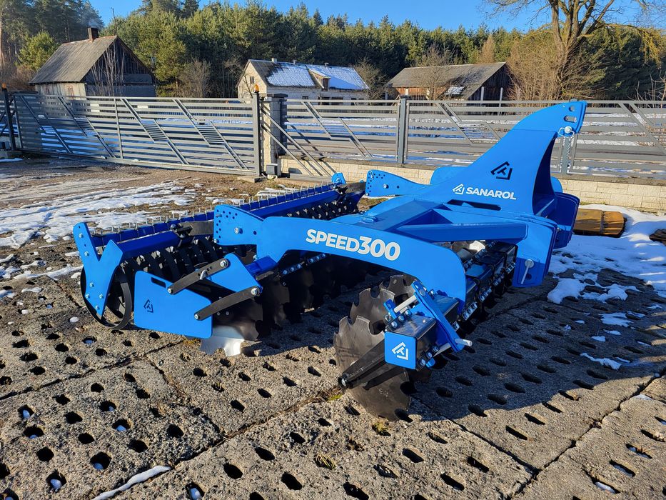 SANAROL SPPED300 brona talerzowa 3m agregat talerzowy