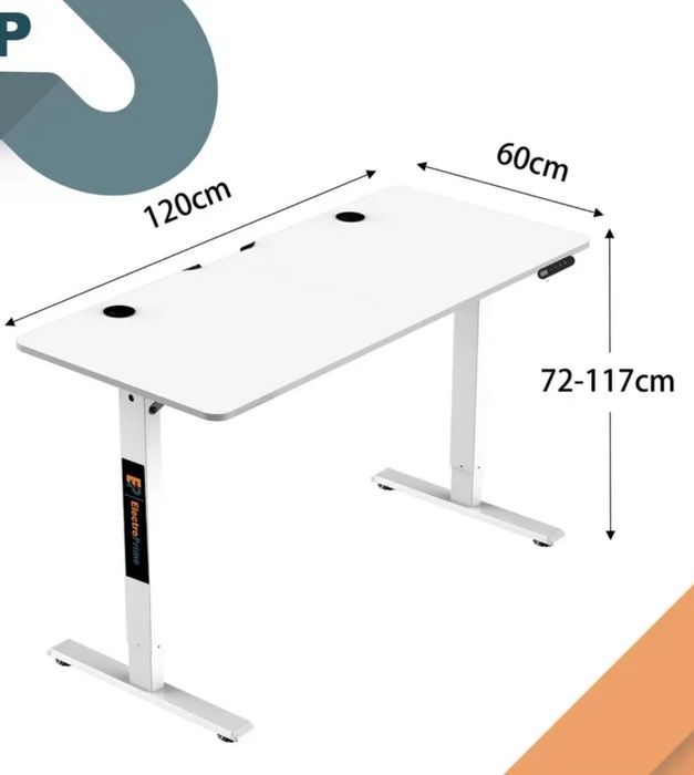 Pracuj Zdrowiej! Biurko z regulacją wysokości elektryczne z Pamięcią