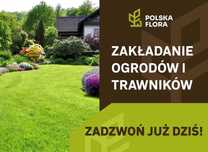 Zakładanie trawników, ogrodów, pielęgnacja ogrodu, koszenie trawy