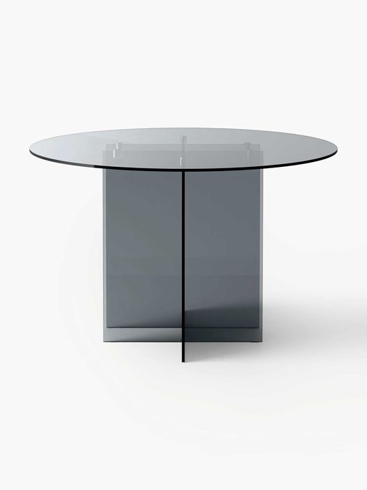 Okrągły stół do jadalni ze szkła Anouk ś.120cm (Westwing)