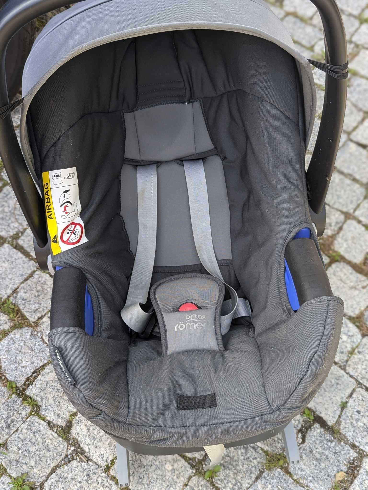 Fotelik samochodowy britax romer baby safe z bazą ISOFIX