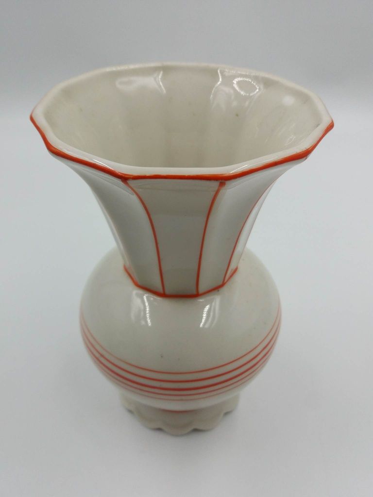 Piękny porcelanowy stary wazon Turyngia