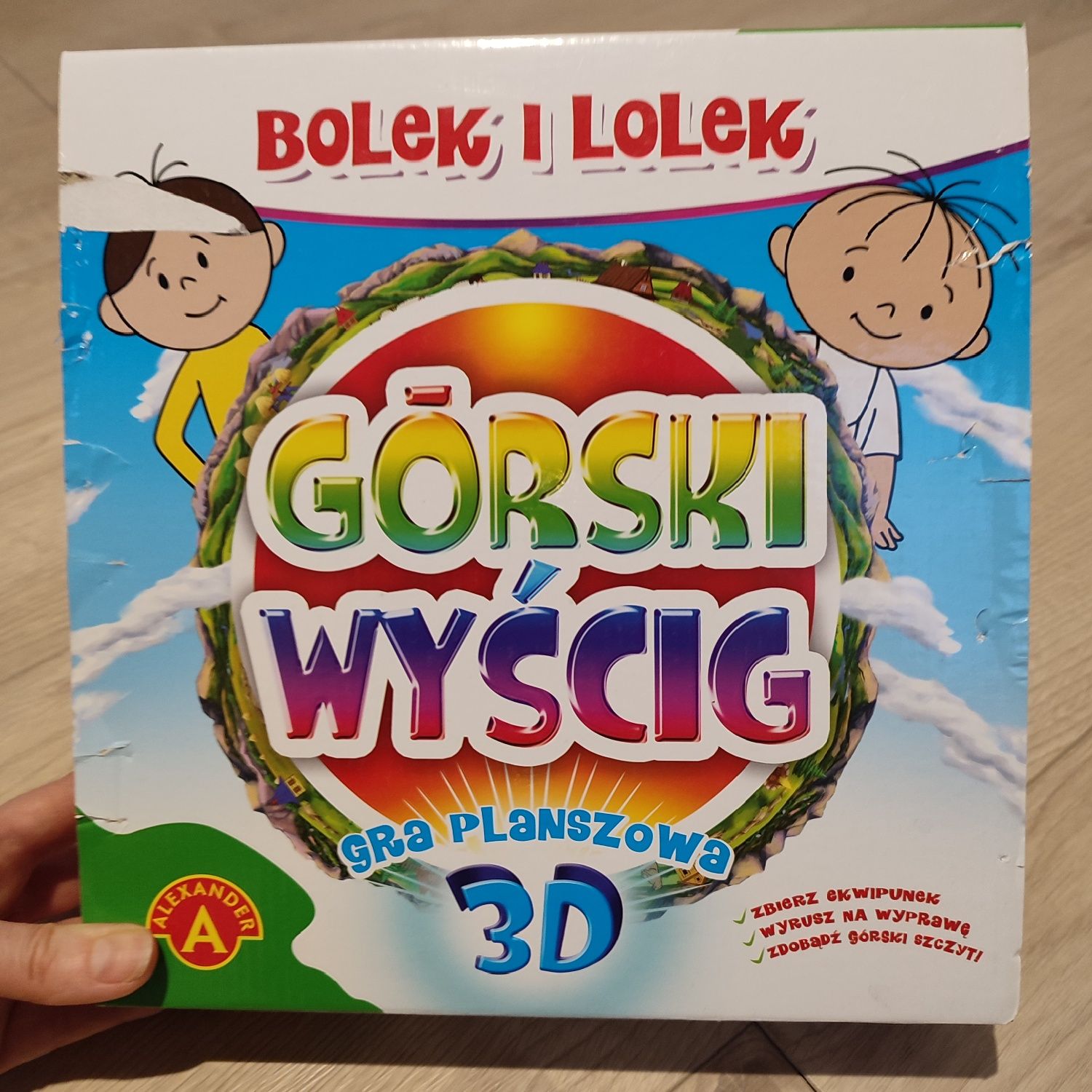 Gra planszowa 3D Górski wyścig Bolek i Lolek