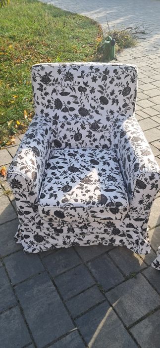 Fotele Ikea,używane ale aktualnie pokrowce wyprane,który wzór.