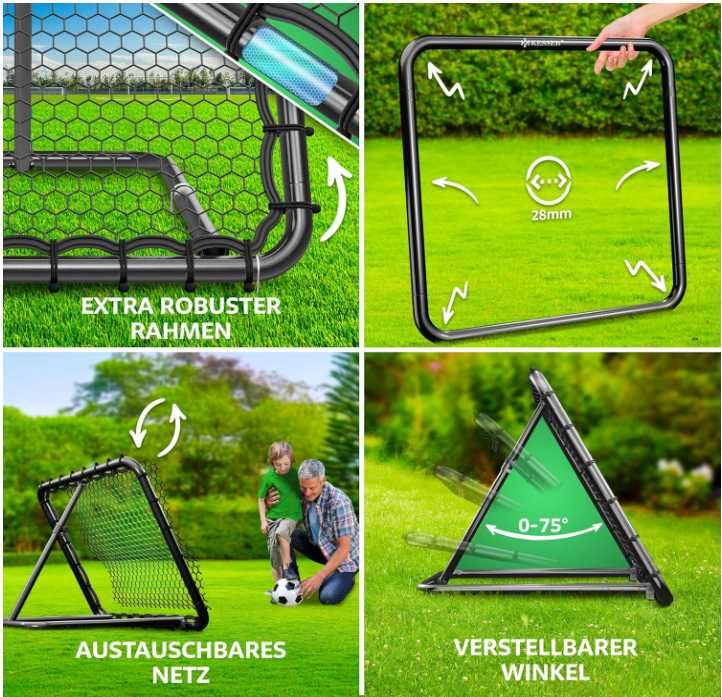 Siatka rebounder 128x128cm trening piłka nożna