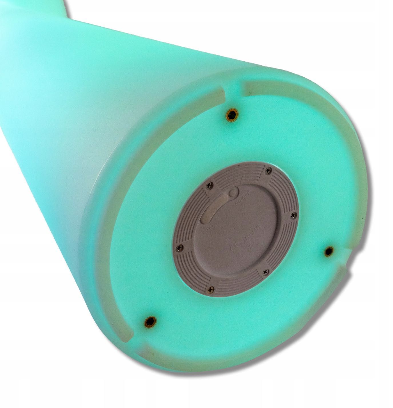 Lampa podłogowa z podświetleniem kolorowym 120 cm, lampa ogrodowa