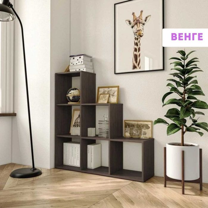 ГАРАНТІЯ 1 РІК‼️ | Стелаж кутовий з комірками  Полиця для книг сходи