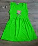 Sukienka 122 neon zielony