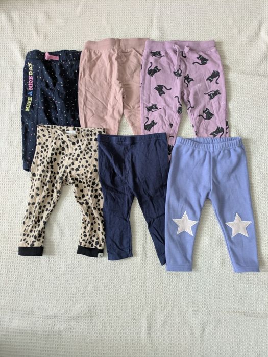 Paka ubrań dla dziewczynki 80-86 30 elementów