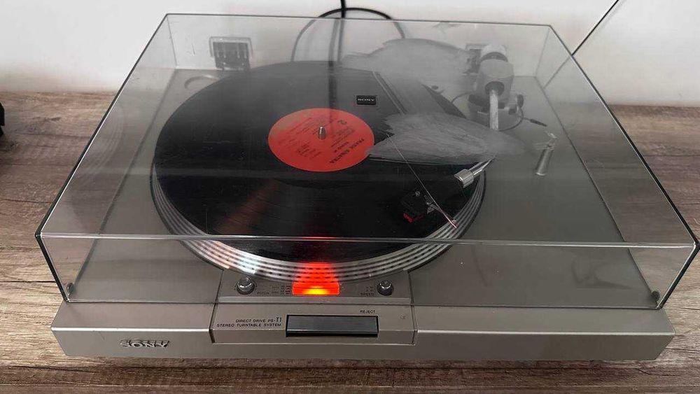 Gramofon + Wzmacniacz + kolumny + tuner – kompletny zestaw