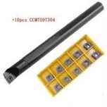 Резец расточной  S18R-SCLCR09 диаметр 18 мм с 10 пластинами CCMT09T304