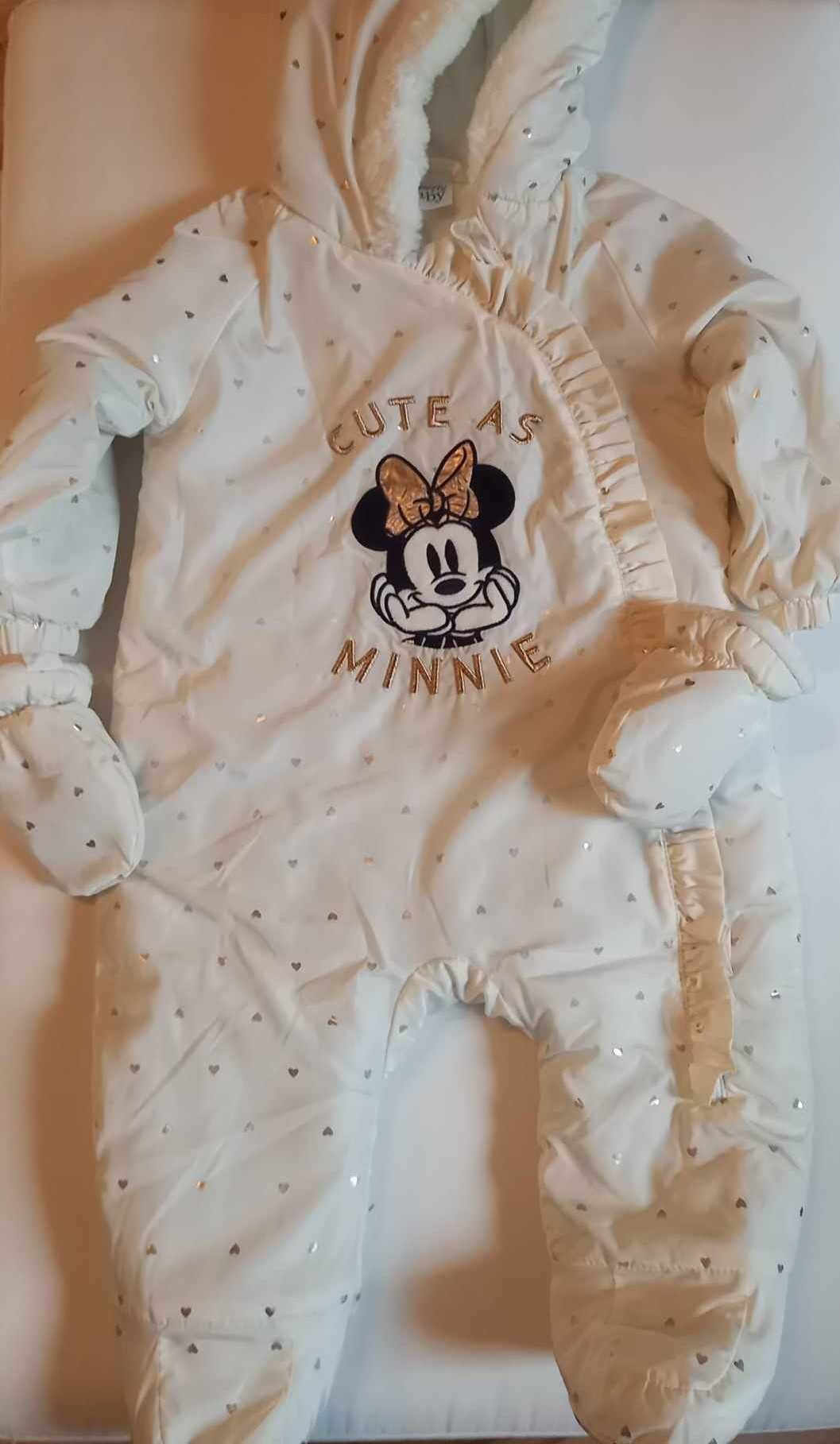Kombinezon zimowy dla dziewczynki Minnie r. 74 cm