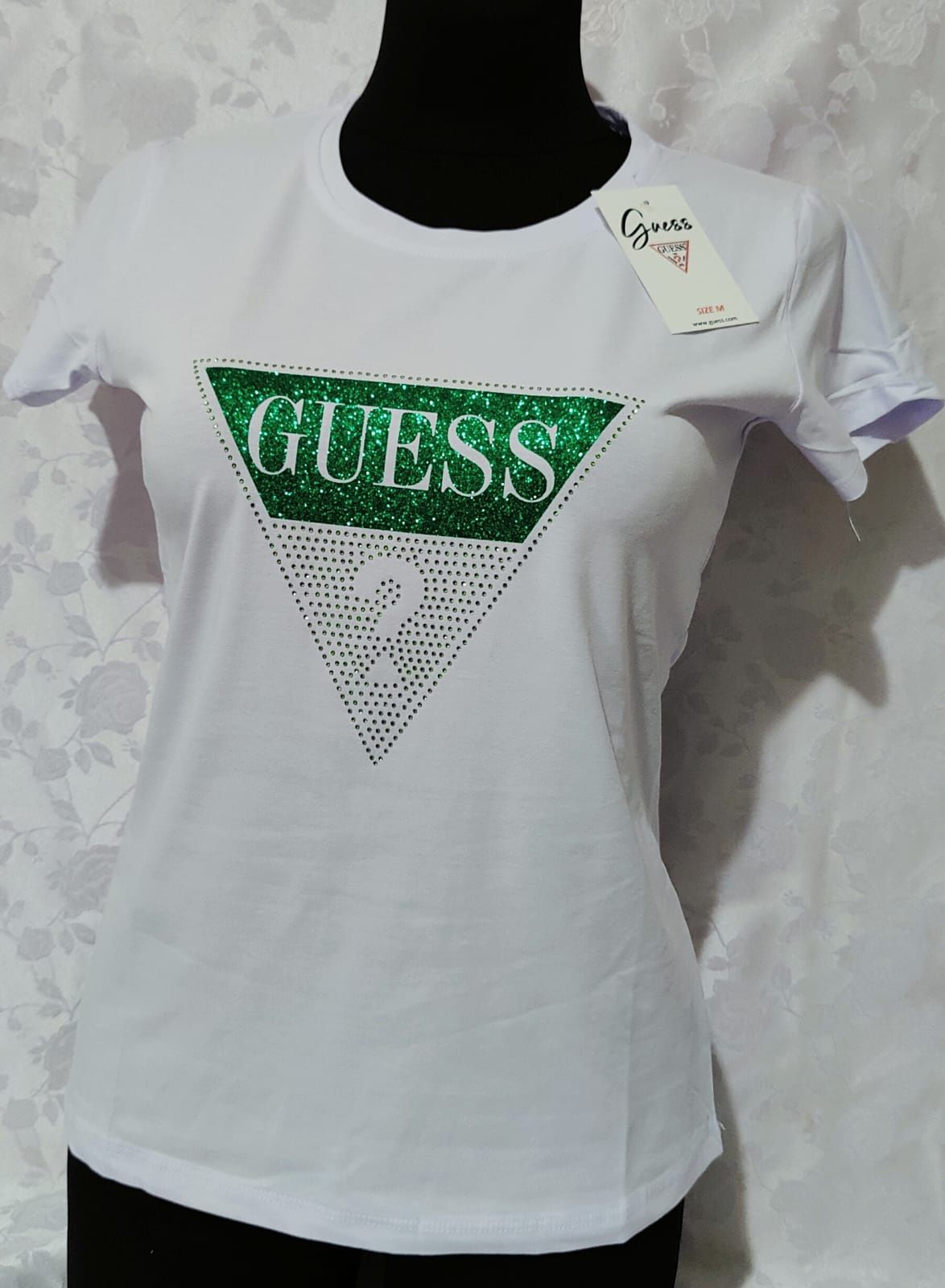 Biała koszulka damska Guess S M L XL wysyłka pobranie bardzo ładna hit