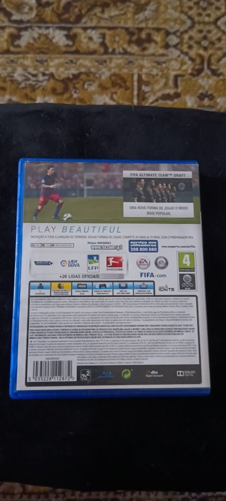 Jogo PS4 fifa 16