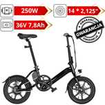 Składany Rower Elektryczny Fiido D3 PRO | 250W | Niska Rama |Gwarancja