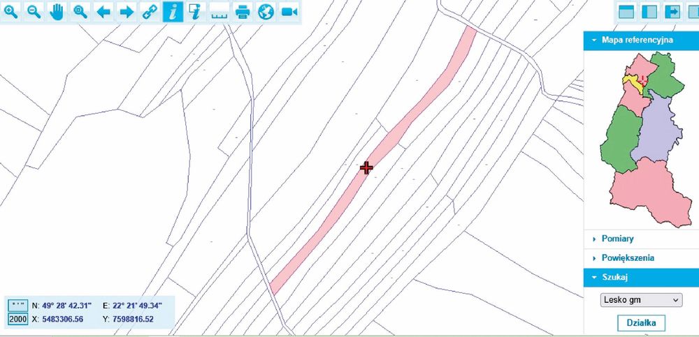 Działka w Jankowcach 3 100 m²  koło Leska Bieszczady