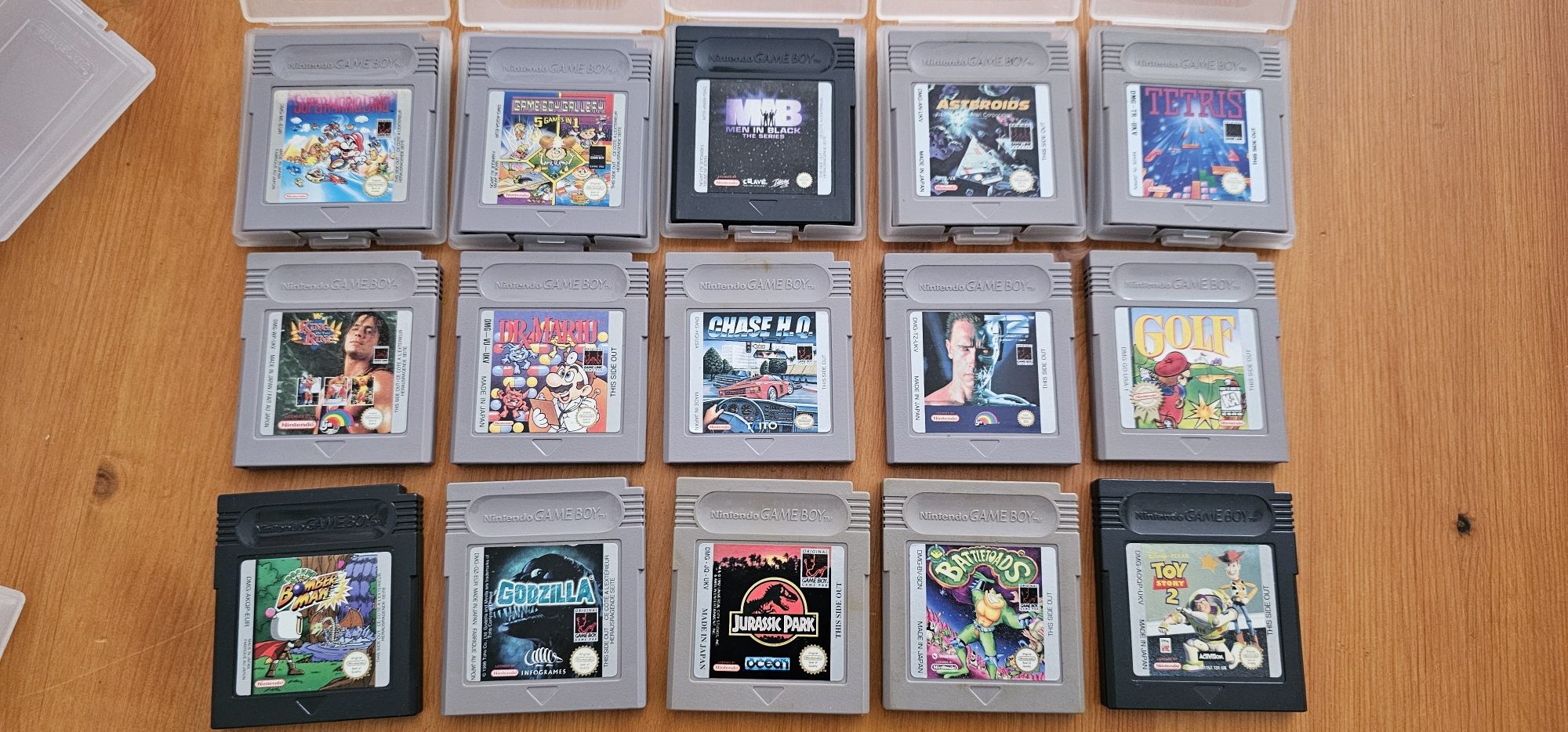 Vários jogos Gameboy e Gamegear