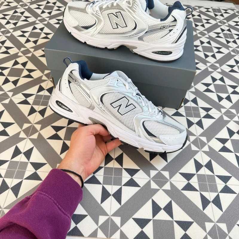 Srebrny*Prezent Damskie New Balance530 UnisexTrampki roz. 40