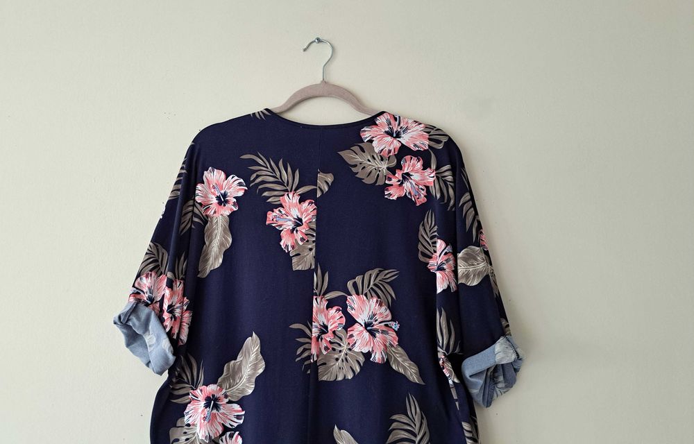 Dzianinowa tunika z suwakiem rozm 44/46