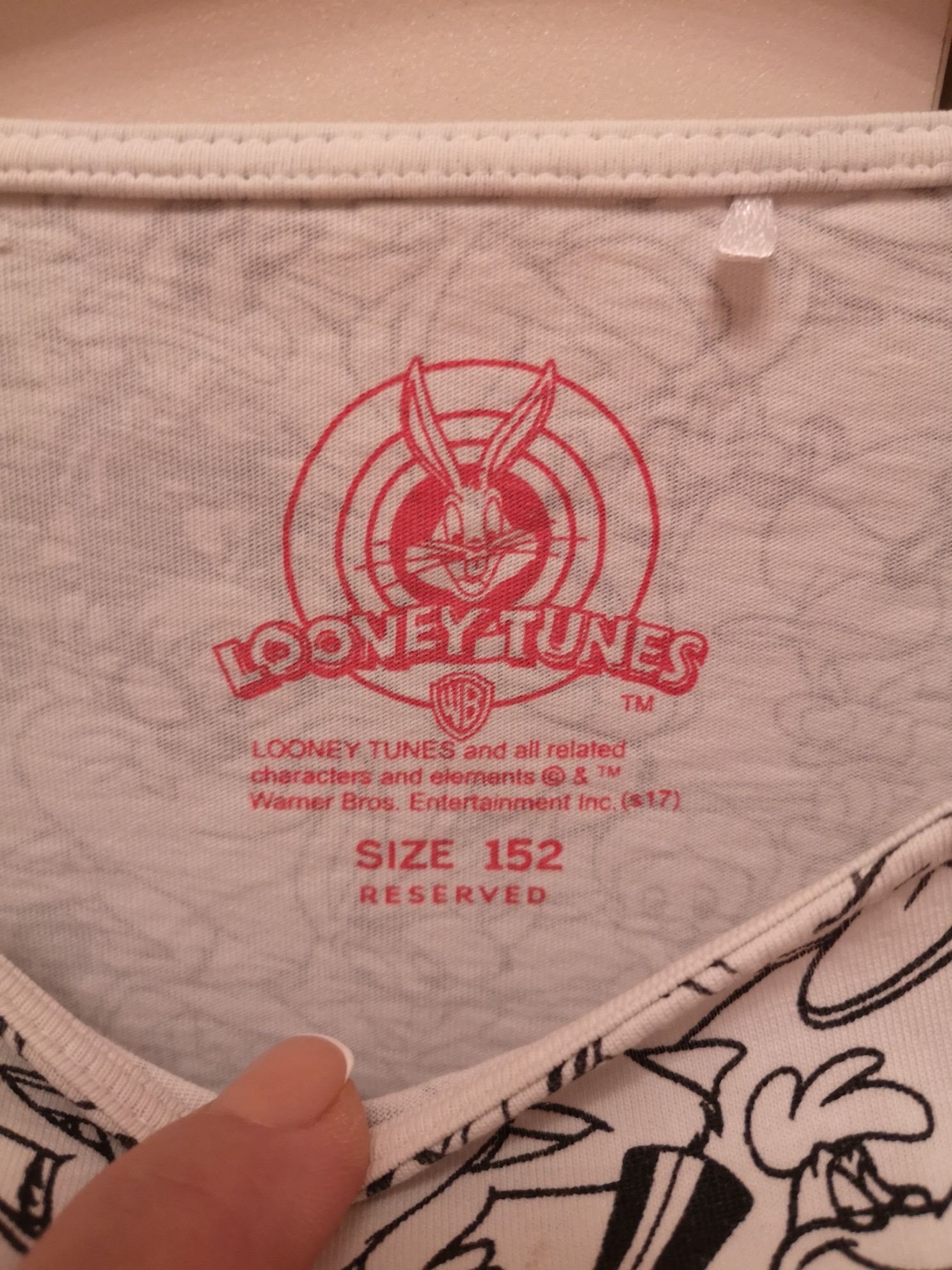 Koszulka T shirt Loovey Tunes Reserved 152 Daffy Disney