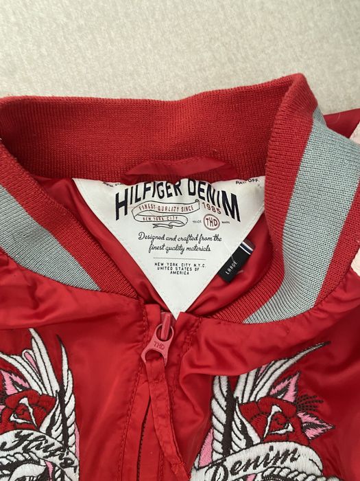 kurtka bejsbolówka damska tommy hilfiger