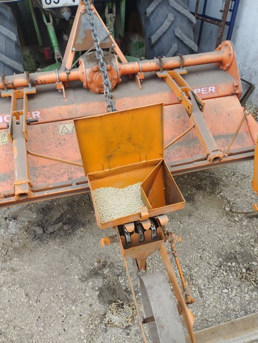 Semeador milho e feijão 3 linhas