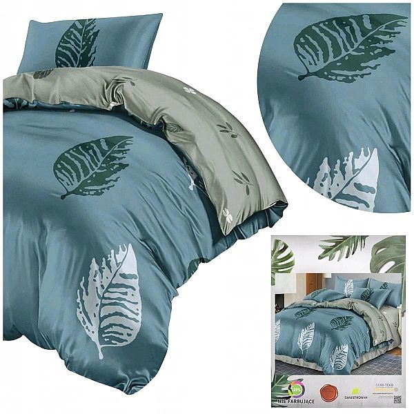 Pościel 200x220/3 części Komplet Dwustronna Mikrofibra Joana