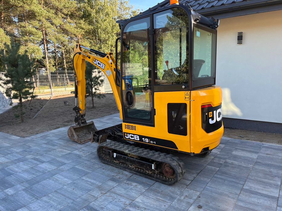Minikoparka Jcb 19C1 Sprowadzona 746 Motogodzin Dlugie ramie
