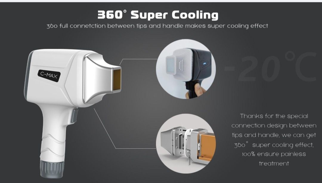Laser diodo 808nm 2400W manípulo + 2 anos garantia + Curso DGERT